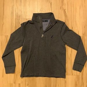 Men’s Nautica quarter zip sweater.
